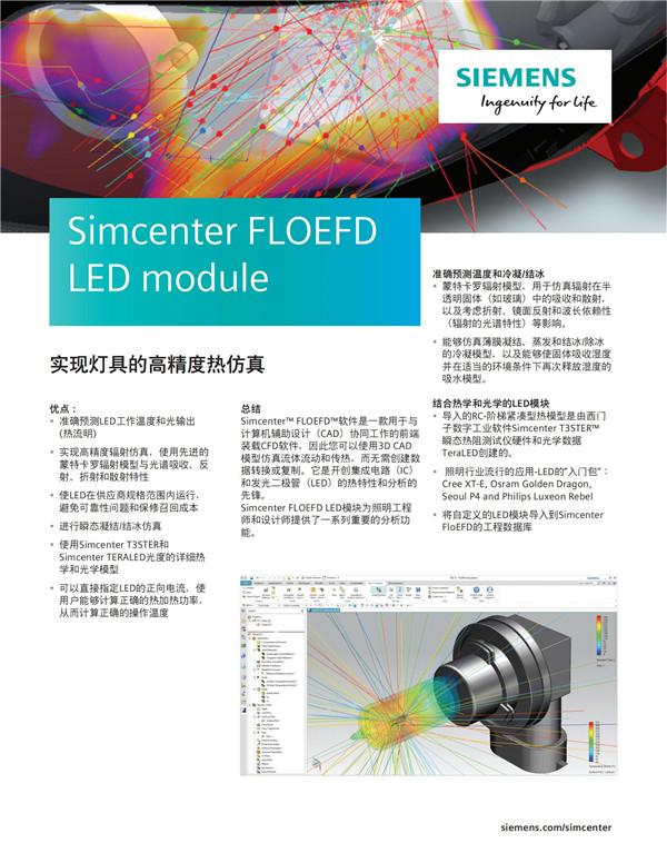 Simcenter FLOEFD LED module